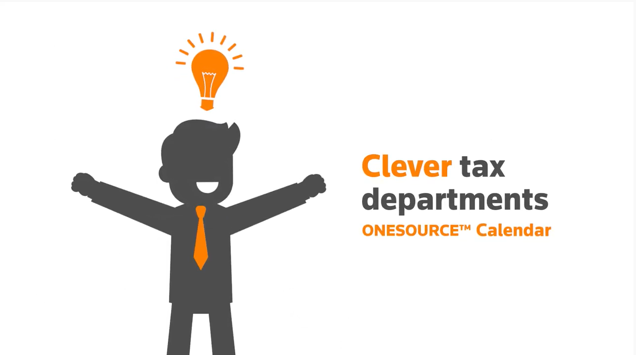 ONESOURCE CALENDAR - Meet every tax deadline.